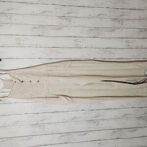 Women’s Natural Linen Jumpsuit Overalls